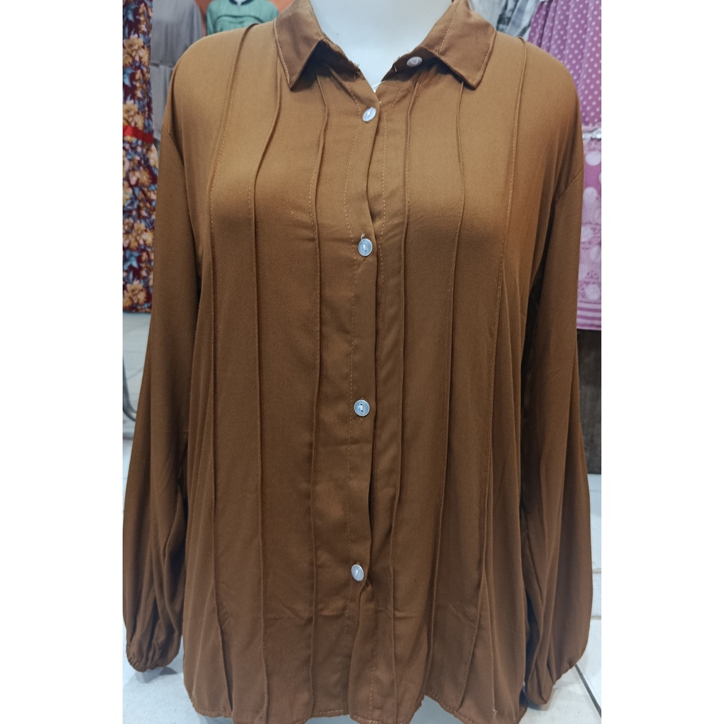 Kemeja Wanita Rayon Twill