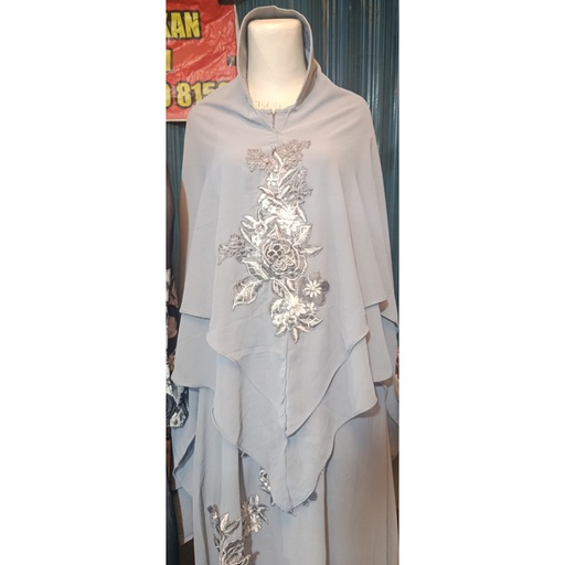 Gamis Wanita Abaya Set Pasmina
